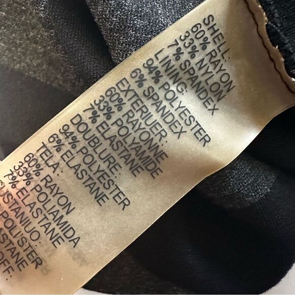 Anthropologie Maeve Stripe Pencil Short Sleeve stretchy Dress 6 petite - Picture 6 of 6